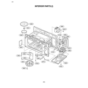 Section 7 Diagram and Parts List for LMVM1935SB AB1ELGA LG Microwave Oven Combo
