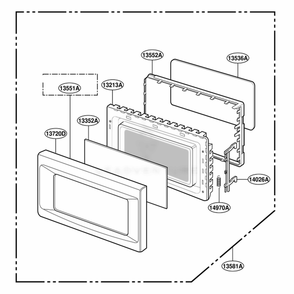 Part Location Diagram of 383EW5A191A LG PARTS ASSEMBLY