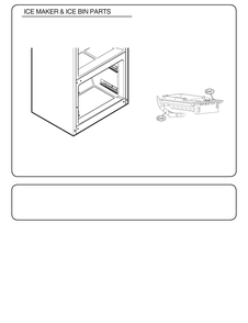 Ice Maker And Ice Bin Parts Diagram and Parts List for GR-B318LQTM ANSCSE2 LG Refrigerator