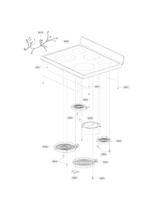 Part Location Diagram of AGU73969704 LG PLATE ASSEMBLY