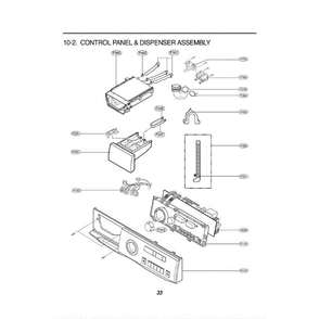 Section 2 Diagram and Parts List for WM1333HW AOWEEUS LG Washer