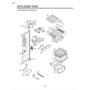 Section 1 Diagram and Parts List for LSC27926TT ATICLGA LG Refrigerator