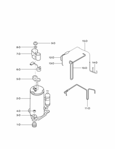 Compressor Parts Diagram and Parts List for 58075124700  Kenmore Air Conditioner