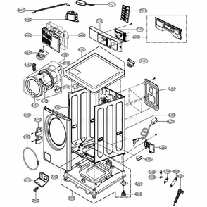 Part Location Diagram of EAM62891001 LG FILTER ASSEMBLY