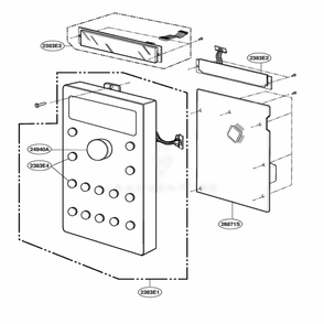 Controller Parts 1 Diagram and Parts List for SCA2001BSS ASTEGEU LG Range