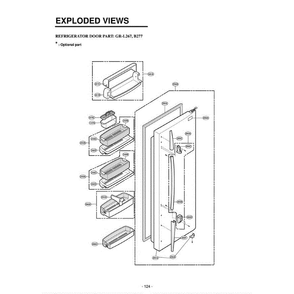 Section 3 Diagram and Parts List for LRSC26960TT ATICLGA LG Refrigerator