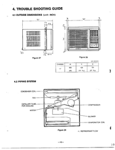 Trouble Shooting Guide Diagram and Parts List for 58280  LG Air Conditioner