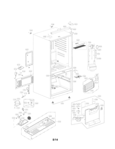 Part Location Diagram of MDS64139501 LG Foam gasket