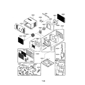 Part Location Diagram of EBR76261808 LG PCB ASSEMBLY,MAIN