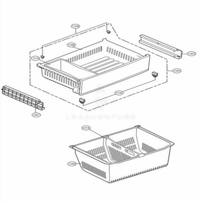 Part Location Diagram of AJP75234921 LG TRAY ASSEMBLY,DRAWER