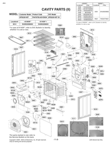 Diagram 6 Diagram and Parts List for FH4767SS AS1ESGN LG Range
