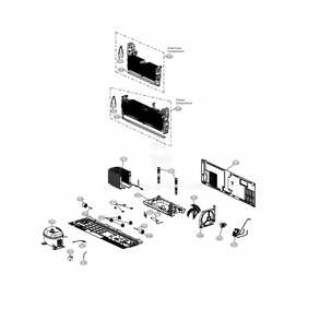 Cycle Parts Diagram and Parts List for LRFVS3006S ASTCNA0 LG Refrigerator