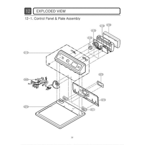 Section 1 Diagram and Parts List for DLE0332W ABWEEUS LG Dryer