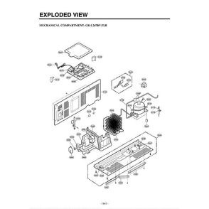 Section 6 Diagram and Parts List for LRSC26912SW ASWCLGB LG Refrigerator