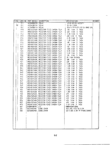 Power/control Circuit Board Diagram and Parts List for MA-972MW  LG Microwave