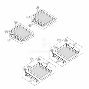 Refrigerator Parts Diagram and Parts List for 76203 AST1SER LG Refrigerator