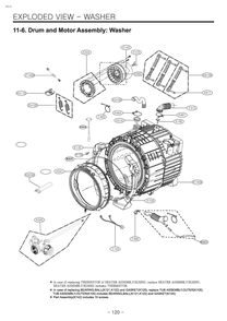Diagram 5 Diagram and Parts List for W3S1CWUBWVM ABWEUUS LG Washer