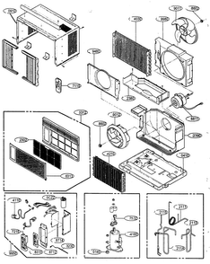 Part Location Diagram of 3091A10020A LG Cabinet Assembly,Single