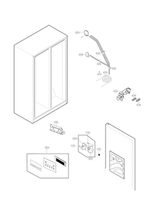 Part Location Diagram of ADW73330002 LG FUNNEL ASSEMBLY