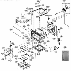 Part Location Diagram of AJV73149405 LG VENT ASSEMBLY