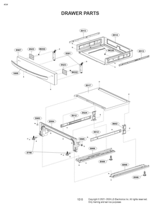 Part Location Diagram of MCX61961513 LG DRAWER