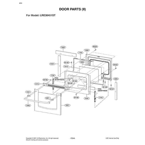 Part Location Diagram of 3650W0N005E LG Handle,Door
