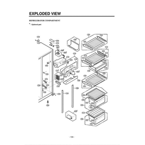 Section 7 Diagram and Parts List for LRSPC2331BS ABICLGA LG Refrigerator