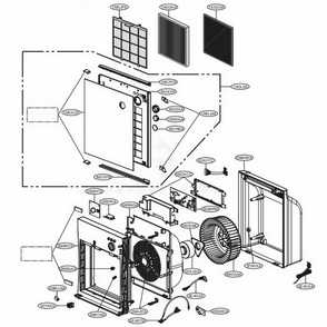Part Location Diagram of 6501F89001A LG SENSOR ASSEMBLY