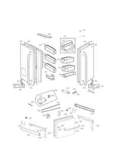 Part Location Diagram of MCD62287606 LG CONNECTOR,RAIL