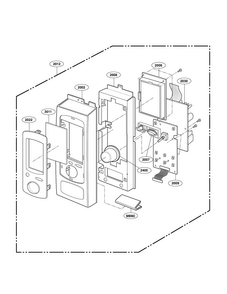 Part Location Diagram of 6871W1S031A LG PCB ASSEMBLY,SUB