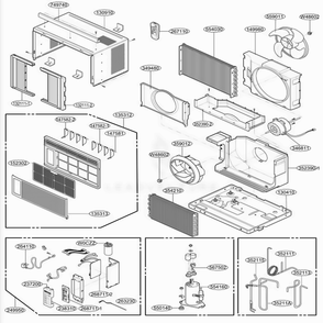 Part Location Diagram of 4995A20127R LG CASE ASSEMBLY,CONTROL