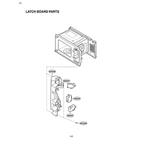 Section 2 Diagram and Parts List for LMA1150SV CSLELGA LG Microwave Oven Combo
