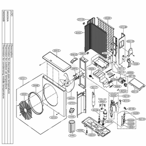 Part Location Diagram of ABQ75520108 LG CASE ASSEMBLY,CONTROL(OUTDOOR)