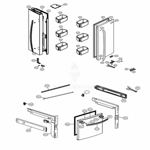 Part Location Diagram of MBL67218202 LG CAP,COVER
