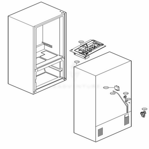 Ice Maker Parts Diagram and Parts List for 71323 ASTCSE2 LG Refrigerator