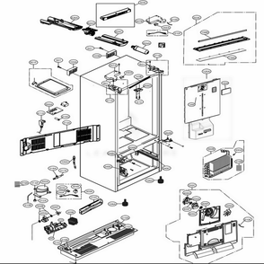 Part Location Diagram of ABQ76322604 LG CASE ASSEMBLY,DISPLAY