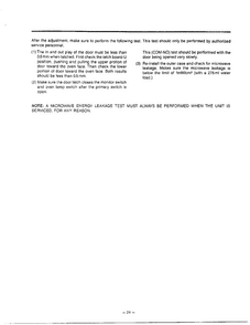 Interlock System Page 2 Diagram and Parts List for MH-1355M  LG Microwave