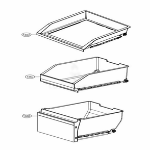F-Room Drawer Part Diagram and Parts List for LNXS30996D ASBCNA0 LG Refrigerator