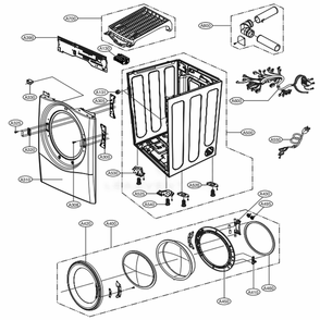 Part Location Diagram of EBR85130522 LG PCB ASSEMBLY,MAIN