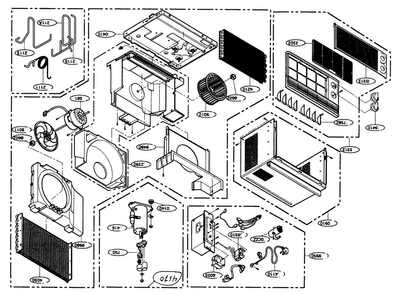 Part Location Diagram of 6877A20001A LG Harness,Multi