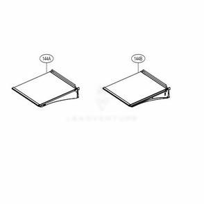 Shelf Part Diagram and Parts List for URNTC2306N AGRCNA0 LG Refrigerator
