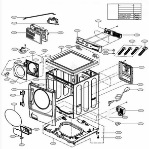 Part Location Diagram of AGL74159103 LG PANEL ASSEMBLY,CONTROL