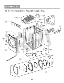 Diagram 3 Diagram and Parts List for 48231014465  LG Washer