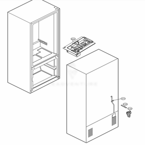 Icemaker Parts Diagram and Parts List for 79412 ASWCSE1 LG Refrigerator