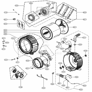 Part Location Diagram of MCD54512103 LG CONNECTOR,HOSE