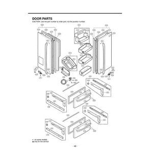 Section 5 Diagram and Parts List for LMX25981ST AST1GSC LG Refrigerator