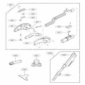 Accessory Diagram and Parts List for 23295 ANBESRS LG Canister Vacuum