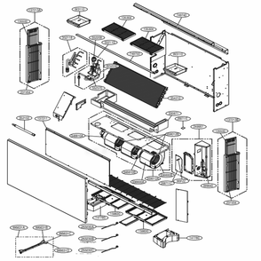 Main Diagram and Parts List for ARNU123CEA2 ANWALUS LG Air Conditioner