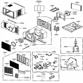 Part Location Diagram of 3720AR6164A LG PANEL,CONTROL