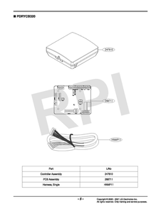 Diagram Diagram and Parts List for PDRYCB320 ENCXLUS LG Air Conditioner